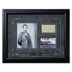 Abraham Lincoln Signed and Inscribed Document