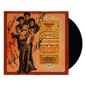 Forensically Authenticated Jackson 5 Signed Album