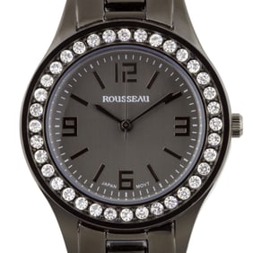 Rousseau Luxury Crystal Bezel Ladies Watch