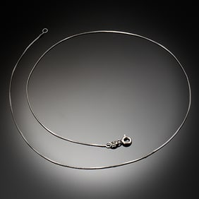 18 Inch Sterling Silver Box Chain