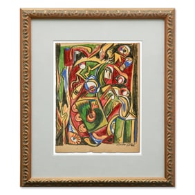 Jackson Pollock's "Composition Number 17" (1941)