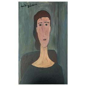 Amedeo Modigliani Portrait of a Woman (attrib.)