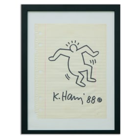 Keith Haring’s Original Marker Drawing