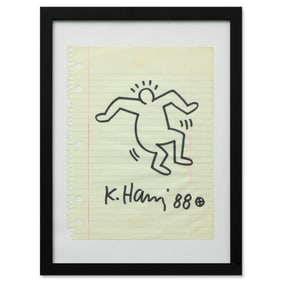 Keith Haring’s Original Marker Drawing