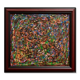 In the Style of Jackson Pollock - An Abstract Expressionist Masterpiece