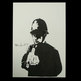 BANKSY: Defiant Satire – "Rude Copper"