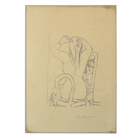 Reflection of Intimacy - Attributed to Max Beckmann