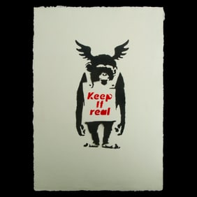 Banksy, "Keep It Real" (After)