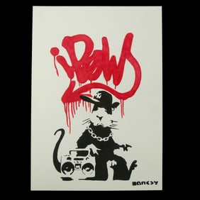 BANKSY:Urban Underdog – "Gangsta Rat: iPOW" (After)
