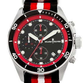 Studer Schild Men’s Chronograph Watch – 44mm Case