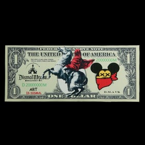 Dismal Mouse Bemusement Art “Art is Dismal – Dismal Dollar” (2025)
