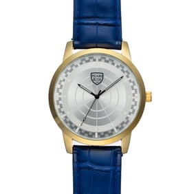 Picard & Cie Men’s Watch – 47mm Gold Case with Blue Strap