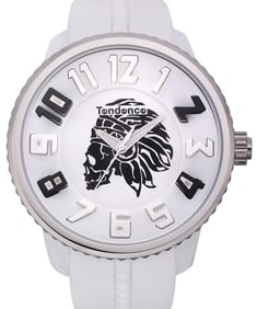Tendence Men’s Watch – Sporty Skull Design, 50mm Case