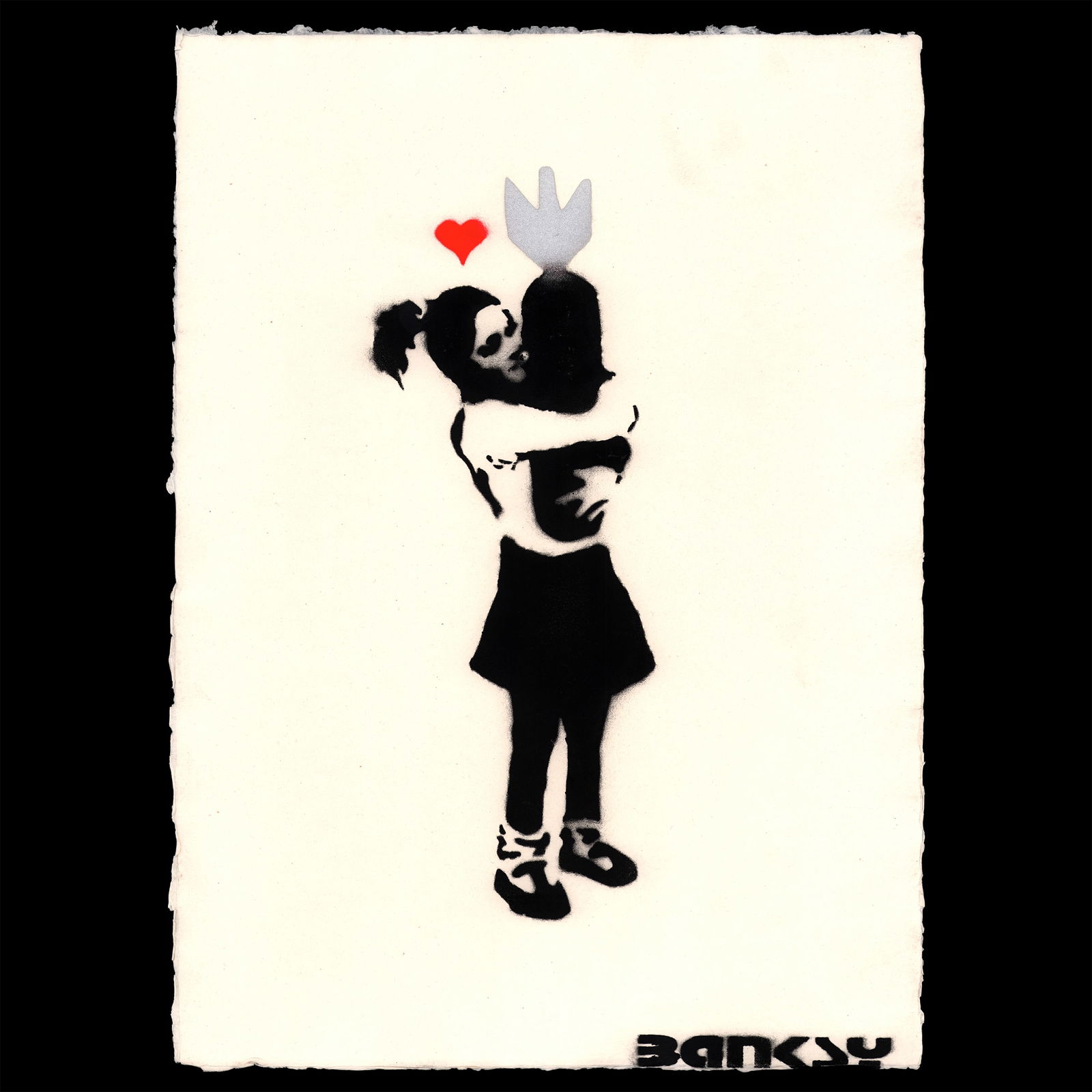 Banksy, "Bomb Hugger / Bomb Love" (after) (1 of 3)