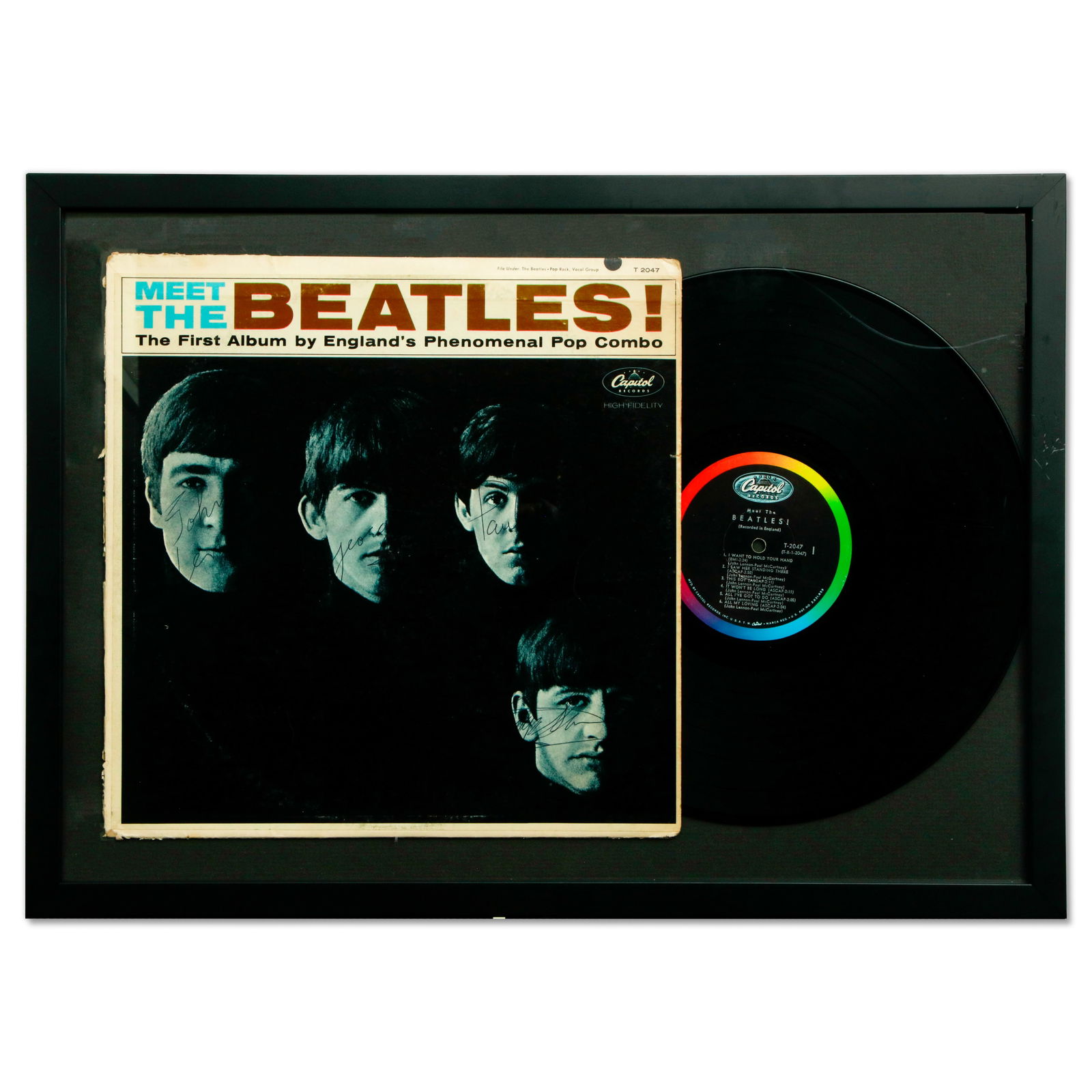 The Beatles Signed “Meet the Beatles" Album (1 of 7)