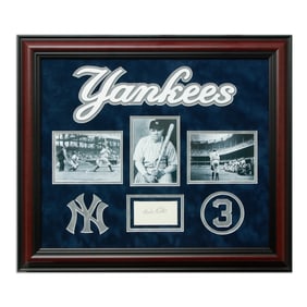 Forensically Authenticated Babe Ruth Signed Document Cut