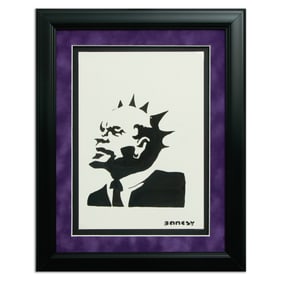BANKSY: Punk Lenin (Lenin Punk) - Mixed Media