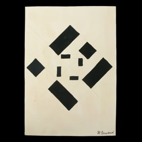 Ilya Chashnik Mixed Media on Paper