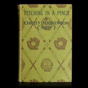 Christy "Matty" Mathewson Signed Book - "Pitching in a Pinch"