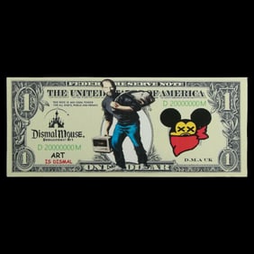 Dismal Mouse Bemusement Art “Art is Dismal – Dismal Dollar” (2025)
