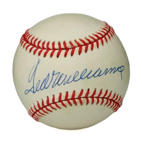 Forensically Authenticated Ted Williams Signed Rawlings OAL Baseball