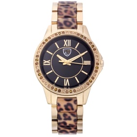 Picard & Cie 38mm Case Casual Leopard Print Watch
