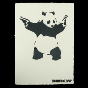 Banksy, "Panda with Guns"