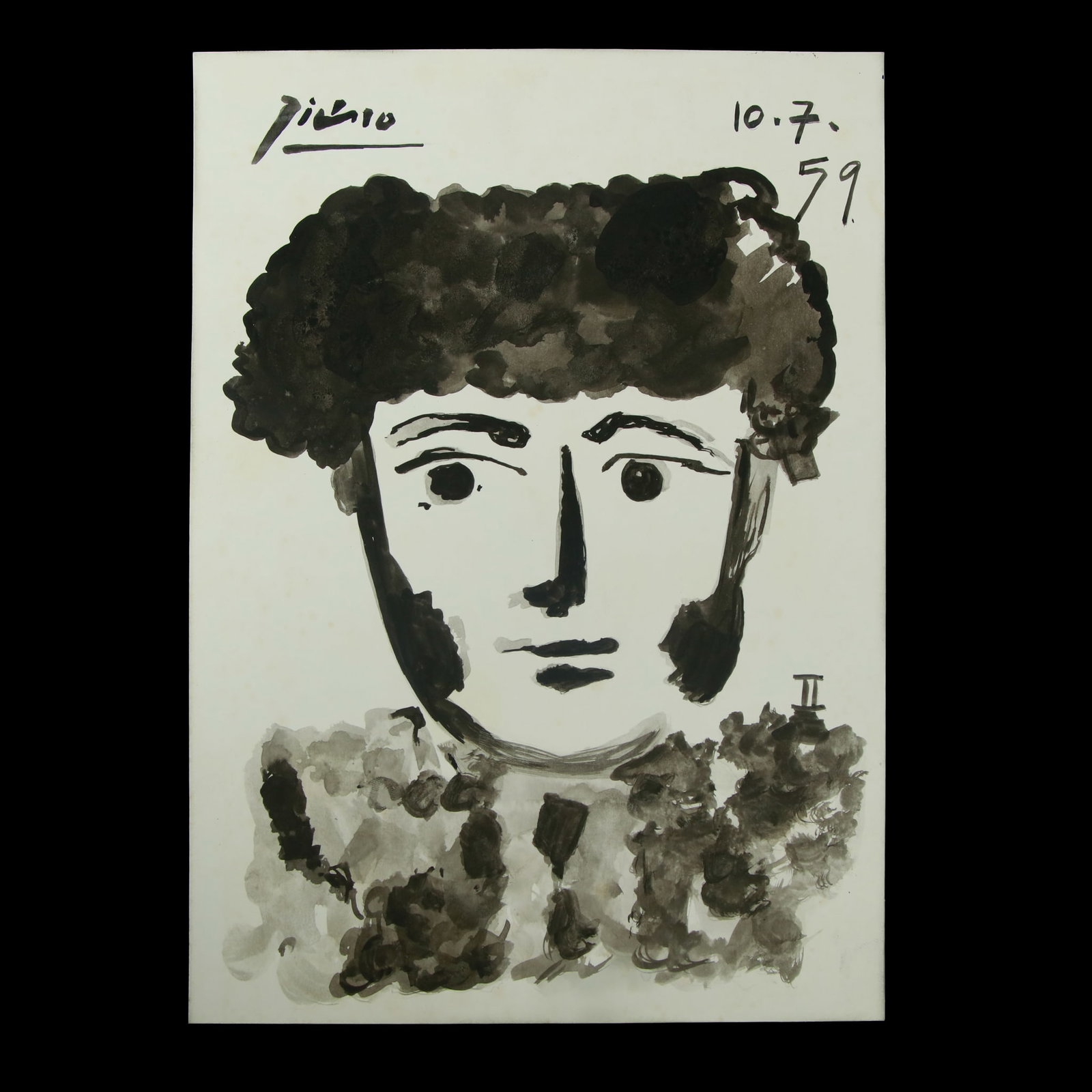 Pablo Picasso — "Portrait of a Matador/Boy" (10.7.59 II) (after) (1 of 13)