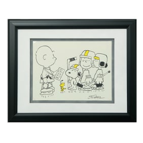 Charles Schulz "Peanuts Ice Hockey"