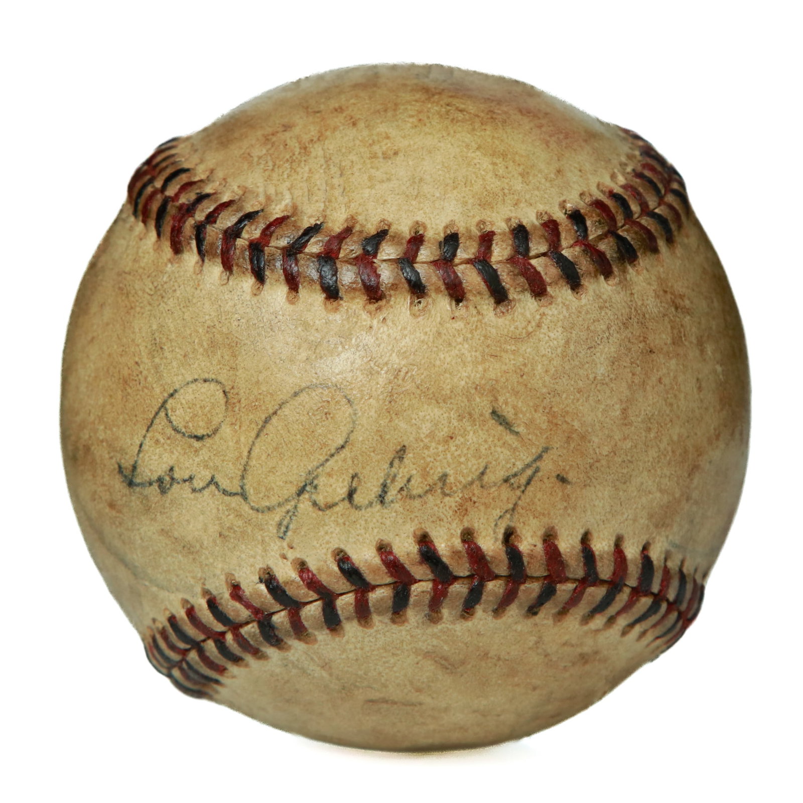 Lou Gehrig Signed Reach Baseball (1 of 7)