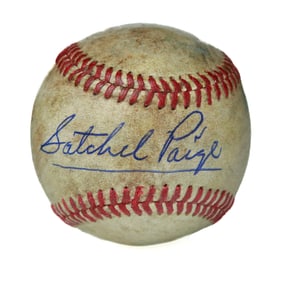 Forensically Authenticated Satchel Paige Signed Spalding Baseball