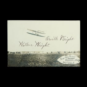 Wilbur and Orville Wright Signed Postcard