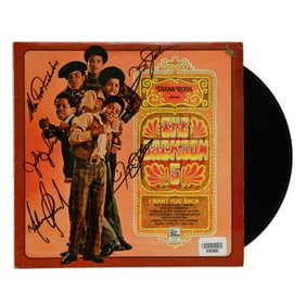 Forensically Authenticated Jackson 5 Signed Album