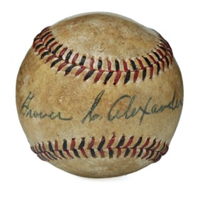 Forensically Authenticated Grover Cleveland Alexander Single-Signed Reach Baseball