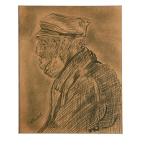Vincent Van Gogh Attributed/After Graphite Sketch