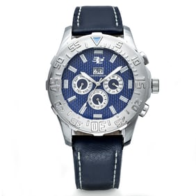 32 Degrees Automatic Multifunction Watch – Blue Textured Dial