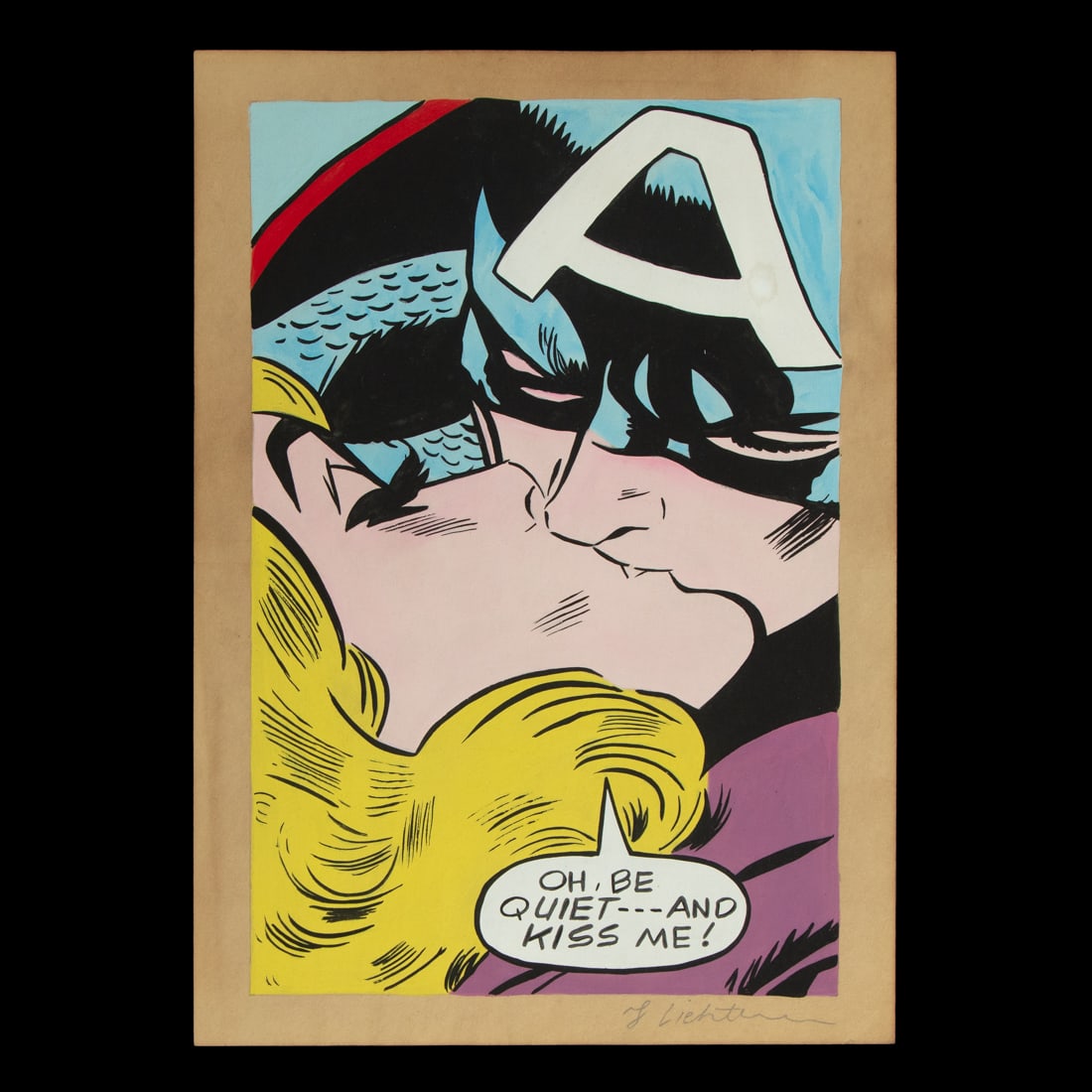 Roy Lichtenstein Dynamic Pop Art Illustration (after) (1 of 9)