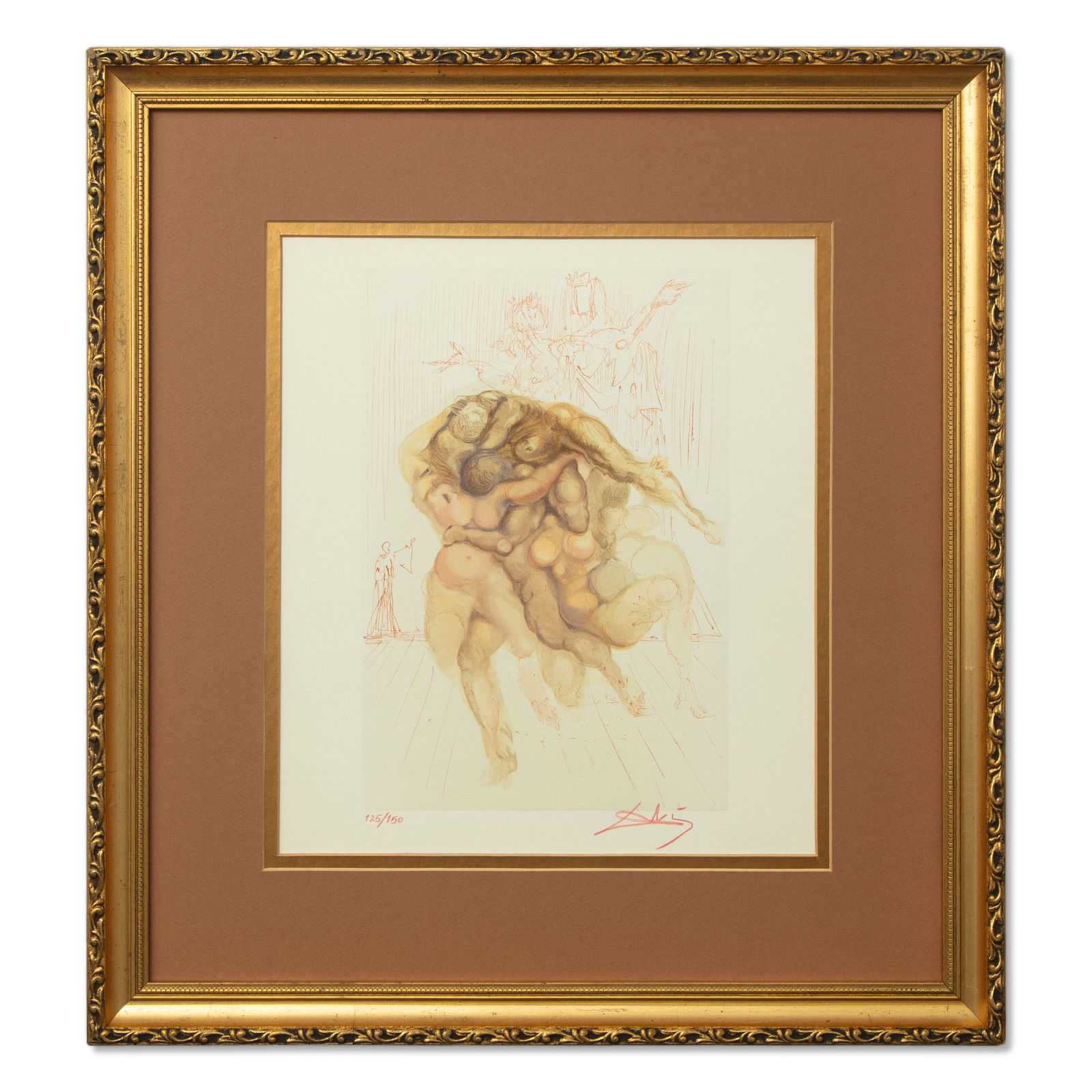 Salvador Dalí, “Choleric People”  from Dante Alighieri’s Divine Comedy Series (1 of 8)