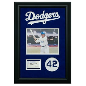 Jackie Robinson Signed Business Card