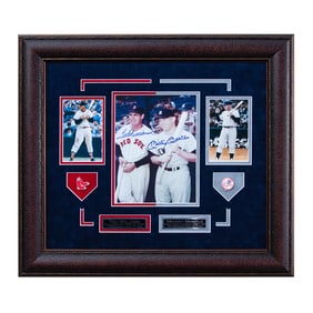 Genuine Ted Williams & Mickey Mantle Signed Photo