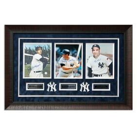 Yogi Berra, Mickey Mantle & Joe DiMaggio Signed Photos