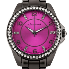 Jeanneret Elegant Crystal Bezel Ladies Watch