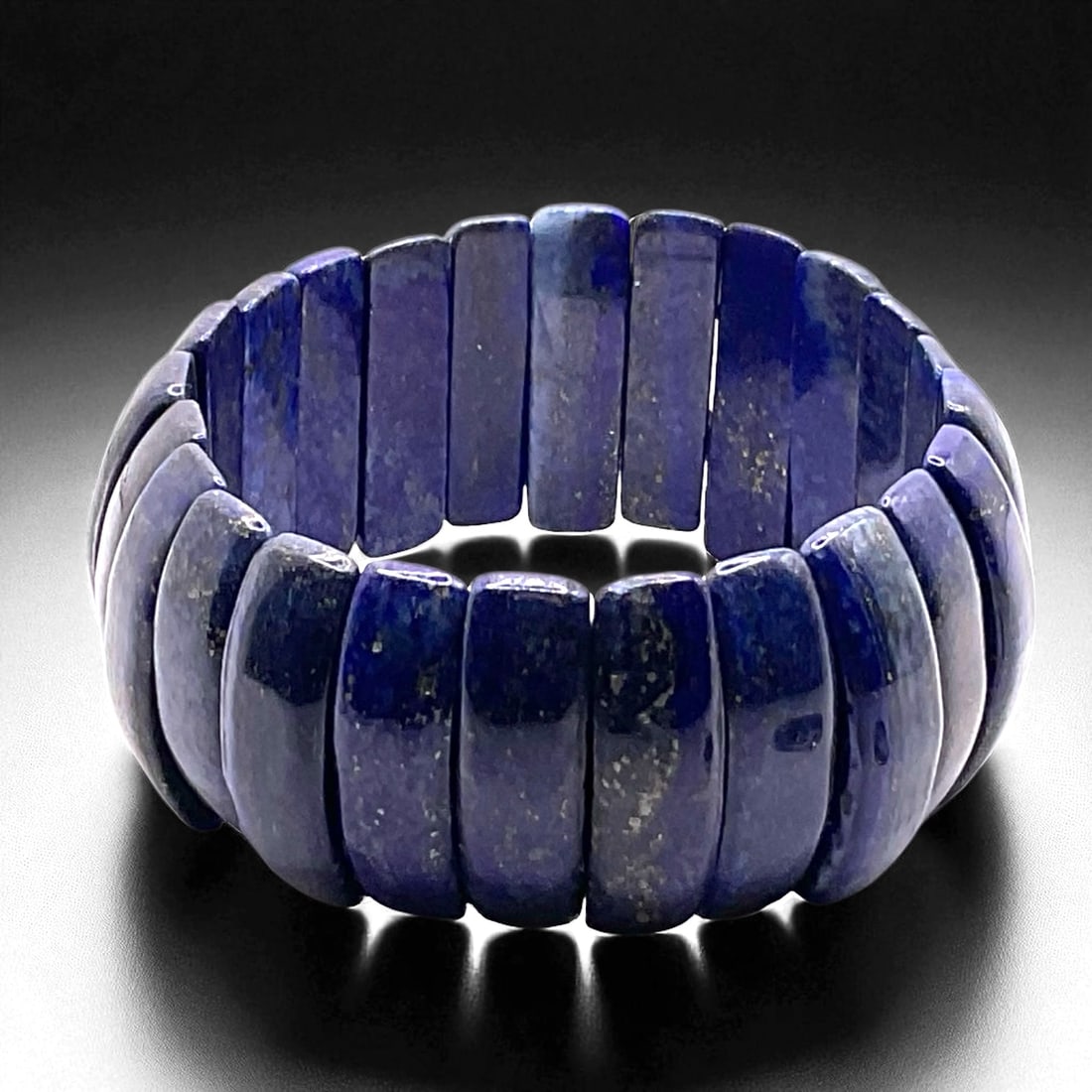 Enchanting Wild Lapis 7" Stretch Bracelet (1 of 1)
