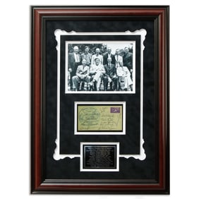 Hall of Famers Signed Baseball Centennial Envelope (1839-1939)