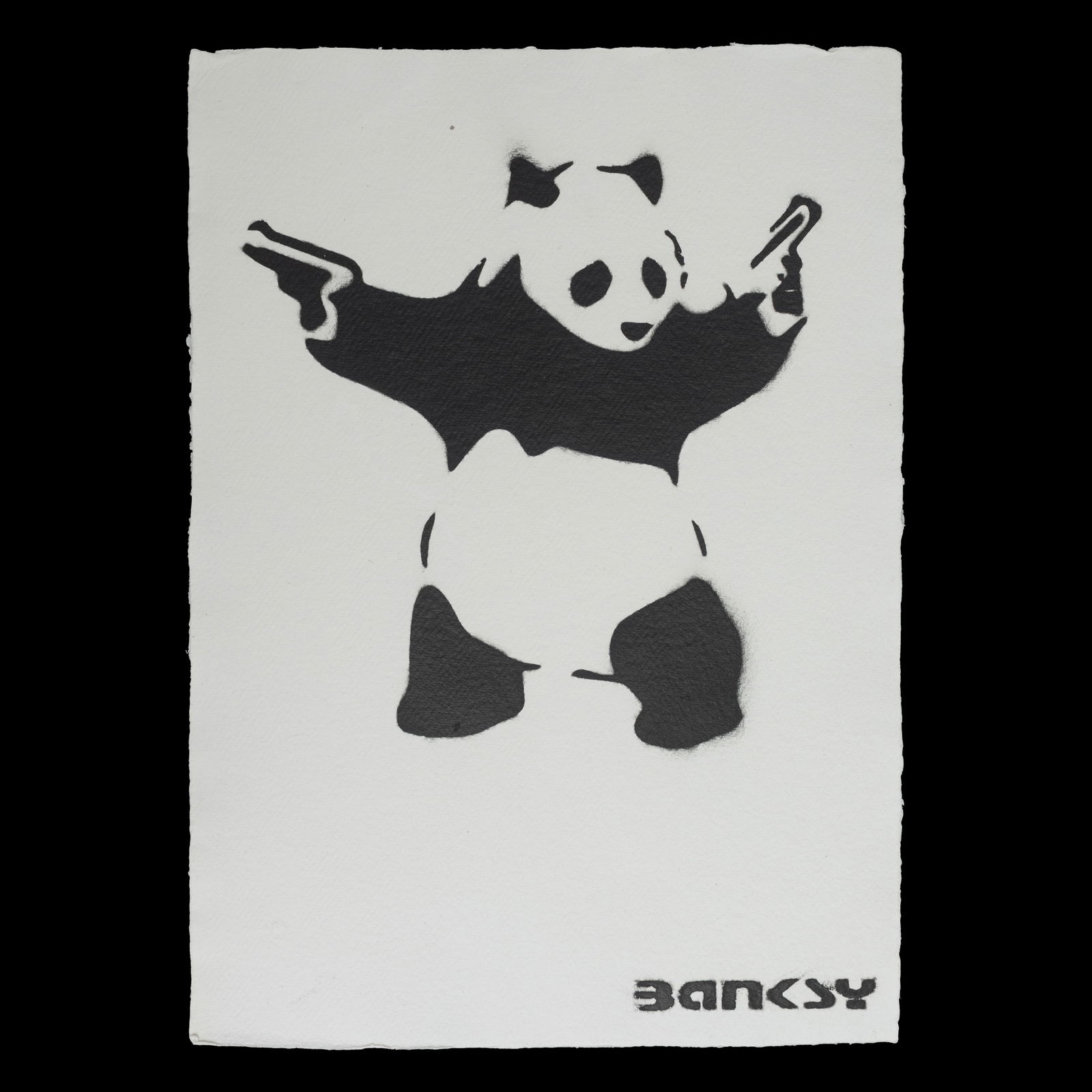 Banksy, "Panda with Guns" (1 of 6)