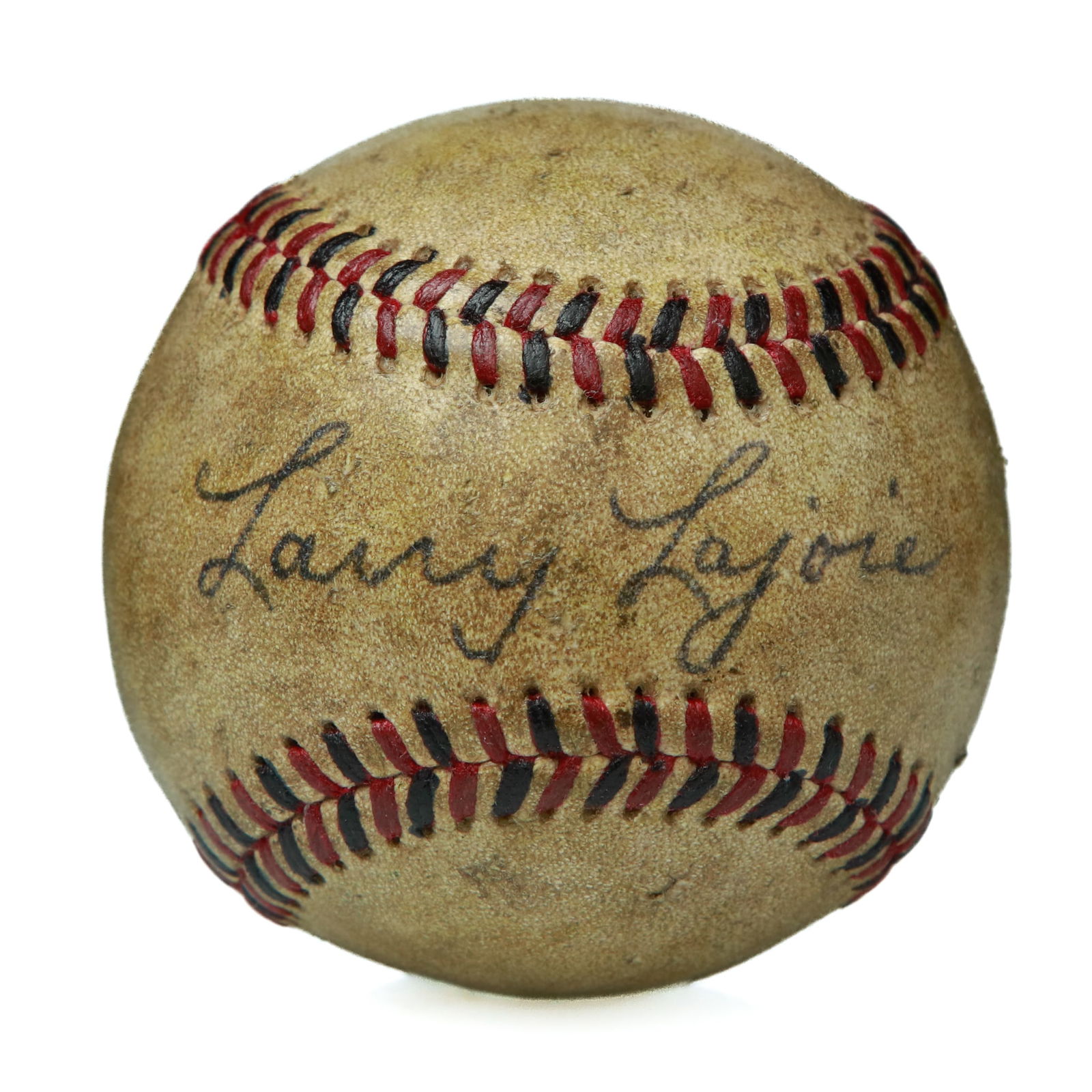 Larry Lajoie (Napoleon "Nap" Lajoie) Signed Reach Baseball, Forensically Authenticated (1 of 7)