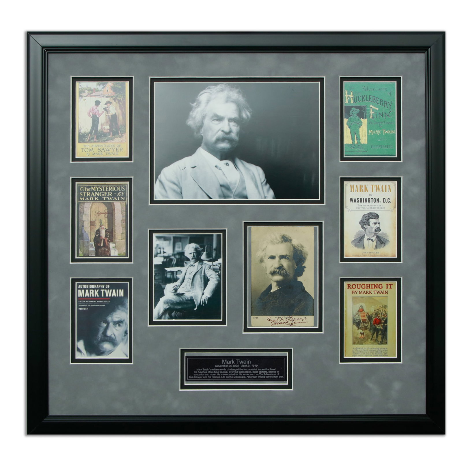 Samuel L. Clemens (Mark Twain) Signed Postcard (1 of 6)