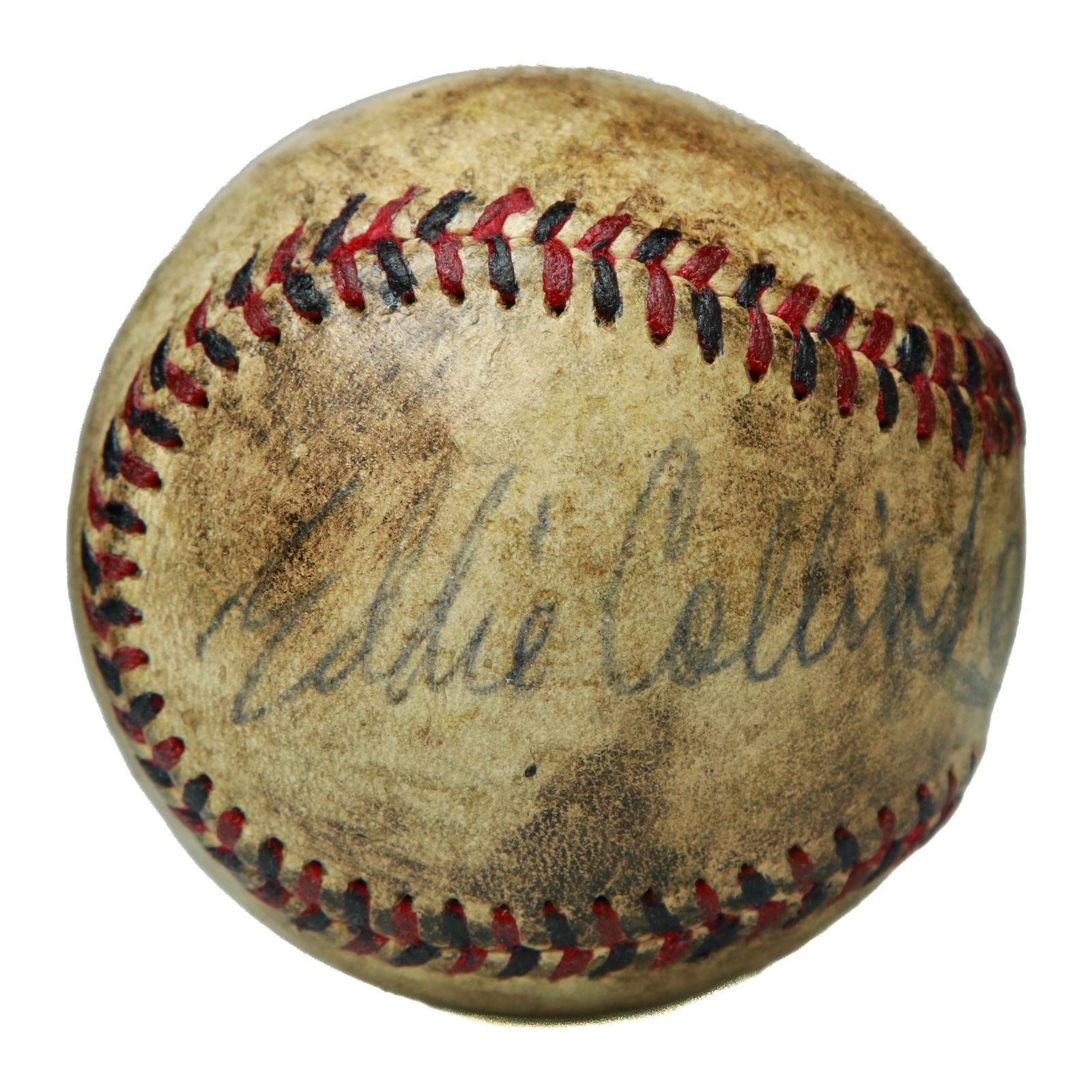 Eddie Collins Signed Reach Baseball, Forensically Authenticated (1 of 8)