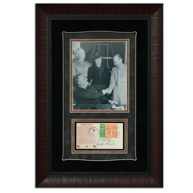 J.H. Doolittle and Franklin D. Roosevelt Signed WWII Era Envelope