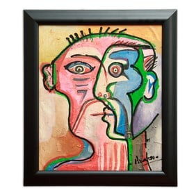 Pablo Picasso - A Profound Exploration of the Duality of Faces (after)